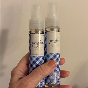 Bath & Body Works Gingham Spray Hand Sanitizer x 2 Larger Size 1.9 oz Each NEW